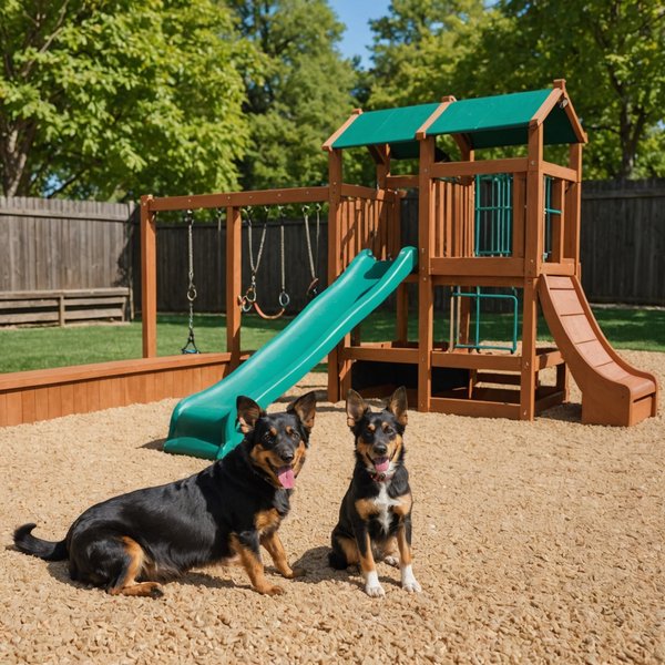 ¿Qué consideraciones tener en cuenta al diseñar un área de juegos para mascotas?