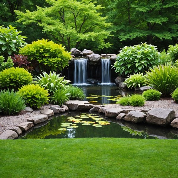 ¿Qué tipo de plantas elegir para un jardín acuático en un clima cálido?